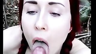 Amazing Tinder girl fucking outdoor