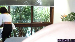 Small tits latina neighbor rode a cock