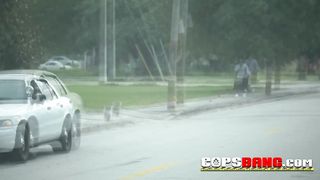 MILF with big tits is being fucked hard