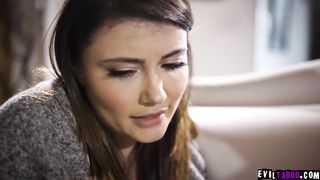 Horny Lesbian aunt manipulates teen niece