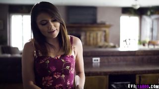 Horny Lesbian aunt manipulates teen niece