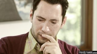 Teen stepdaughter seducing her stepdad