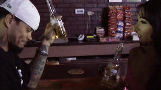 Bar MILF Nadia Nitro fucks customer