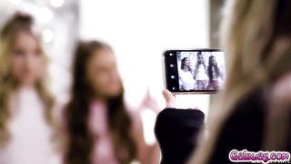 Khloe Kapri surrenders from Gia Derzas touches