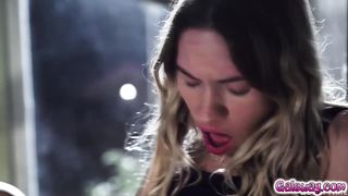 Khloe Kapri surrenders from Gia Derzas touches