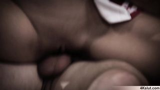 Her cheerleader practice did the job