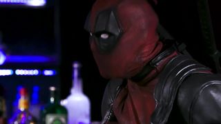 Nasty whore sucking a cock of Deadpool