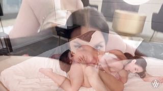 Busty Lesbian Sex with Aria Taylor and Angela White