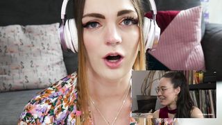 Carly Rae Summers reacts to Wild Lesbian Squirting Orgy