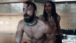 Straight stepson analed by Trans woman