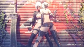 ► Nier Automata B2 Cartoon Anime Game Sex