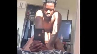 Amateur couple recording private video from 24h fuck