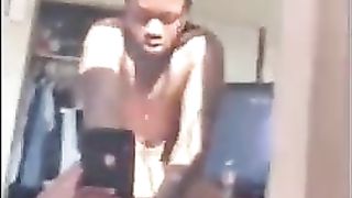 Amateur couple recording private video from 24h fuck