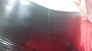 Susi wearing black latex