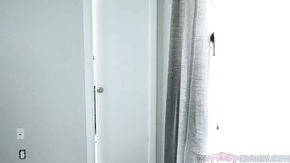 My hot busty black stepmom allows me to creampie