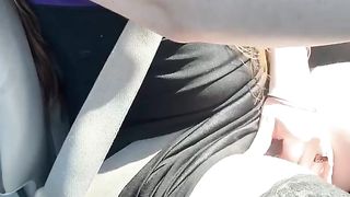 Too Horny to Wait, Masturbating in the car
