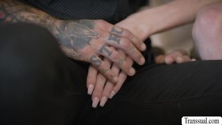 Tall Skinny TS analed by new boyfriend