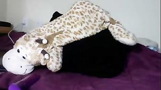 Cute Petite Blonde Stepsister playing