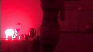 adorable sweet girl trying bdsm