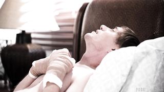 Shy stepson trick his busty mature stepmom