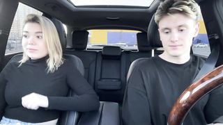 Paid for a taxi with a blowjob | in the car | outdoor