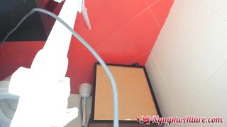 Incredibly sexy asian teen teasing