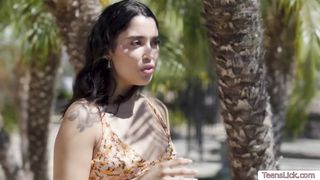 Three busty babe enjoy threesome sex