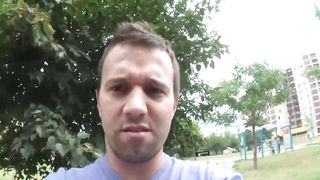 Porn Babe Huge Sexy Tits Threesome Sex In Garage