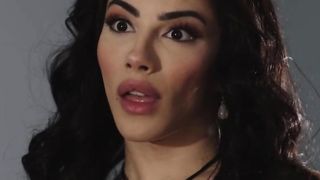 TS stepmom caught stepson jerking off