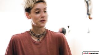 Trans and roommate fuck busty neighbor