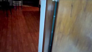 Cuckold watches his beautiful girl get fucked by a stranger (she asks him p