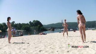 Breathtaking nude beach girl