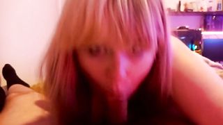 Teen Hazel Gives Blowjob