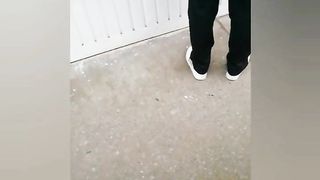 Public sex butt plug blowjob ending ends in mouth