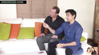 Threesome anal sex with hot Desi bhabhi and wife