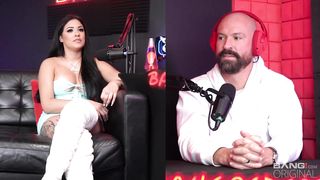 Busty Pornstar Gets A Creampie On The Bang Podcast