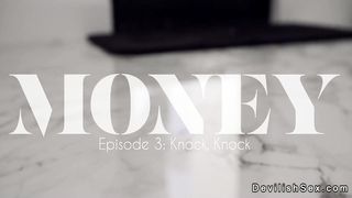 Two hot lovers sharing dick