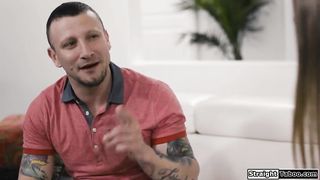 Petite brunette fucked rough by impostor