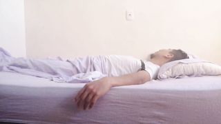 I give him a rich fuck while resting.