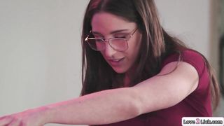 2 babes anal fuck a girl with a lollipop