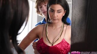 I fucked my busty stepsister on New Years eve