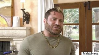 Pretty TS hitchhiker rides strangers cock