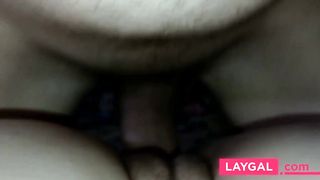 Cumming on Step Sister's Furry Pussy