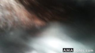 Teasing my gf's wet pussy