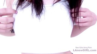 Super adorable 18 teen loves big cock a lot