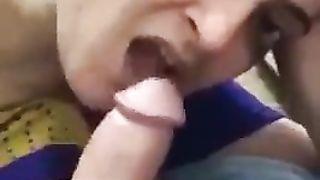 Amateur Arabic Wife giving Blowjob