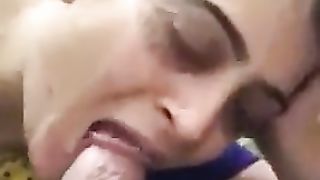 Amateur Arabic Wife giving Blowjob