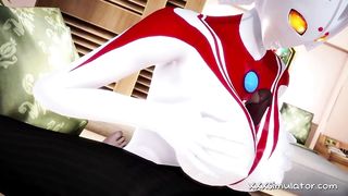 Ultrawoman Bearhug 3D Gameplay Animation