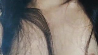 Beautiful Argentinian teen sucking and swallowing cum