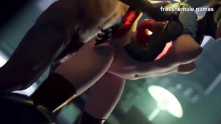 NEW 3D Shemale FUTANARI 2023 Game Sex 04